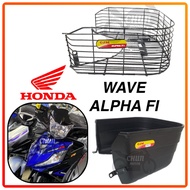 High Quality Basket Motorcycle Honda Wave Alpha FI  (Bakul Besi/PVC/Motor Raga)