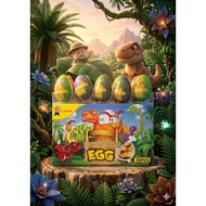30pcs Dinosaur Eggs Aeroplane Toy Eggs Chocolate Biscuit *HALAL*