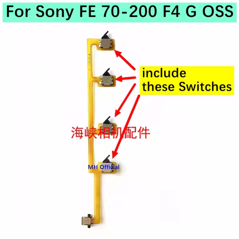 Copy For Sony FE 70-200mm F4 G OSS Lens AF MF AF/MF Selector Key Toggle Switch Connect Flex Flexible