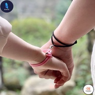 FS 2Pcs/Set Key Couple Bracelet,Magnetic Attraction Creative Bracelet,Friendship Rope Bracelet