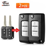 2 pcs New modified for Mitsubishi Montero GLX, Mirage GLX, Xpander GLX, Strada GLX flip key accessor
