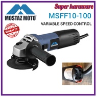 MOSTAZ MOTO4" VARIABLE SPEED ANGLE GRINDER/angle grinder/grinder/mesin grander/grander/grinder polis