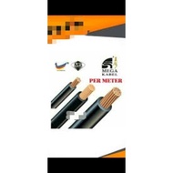 (PER METER) MEGA CABLE 25MM 35MM 50MM SINGLE CORE PVC CABLE (BLACK) mega kabel loose cut