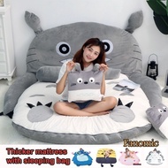 (High Quality)Tatami Totoro Cartoon Mattress Foldable Matress Lazy Sofa Single Sofa Cute Bedroom Bed Lazy Bed Mattress  Tatami Mattress