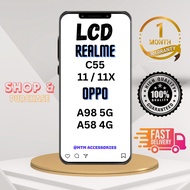 LCD for REALME C55 / 11 / 11X & OPPO A98 5G / A58 4G LCD Display With Touch Screen Assembly