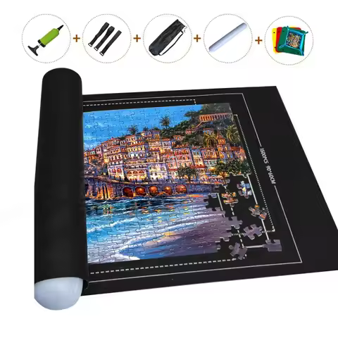 Professional Puzzle Roll Mat Blanket Felt Mat up to 1500/2000/3000 Pieces Accessories Puzzle Portabl
