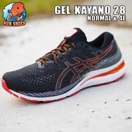 [EXTRA WIDE] รองเท้าวิ่ง Asics Gel-Kayano 28 1011B191 005 สี ดำพื้นส้ม ของแท้แน่นอน