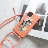 iPhone 11/12/SE3 維納斯的誕生 二合一防摔背繩手機殼 盒損