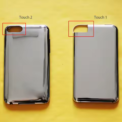 Silver Blank Metal Back Housing Case Cover Shell Backplate For ipod touch gen 1st touch 2th Touch 3 