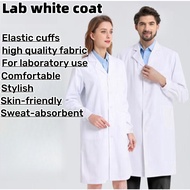 Lab Gown White Lab Coat Coat Lab Coat Unisex Long Sleeve white Laboratory White Coat Doctor Medical