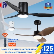 Ceiling Fan With LEd Light DC Motor 36"/46"/52" Remote WIFI Control Ceiling Light 5-YEAR-WARRANTY