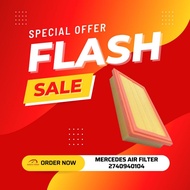 READY STOCK MERCEDES BENZ AIR FILTER 2740940104 W205 A205 C-CLASS Coupe C205 W212 2740940204 GLC X25