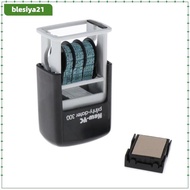 [blesiya21] Self-Inking Date Stamp Business Stamp H-4mm for Shipping Receiving Due Date