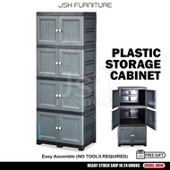 Plastics Drawer Cabinet JSH PD3 - Almari Baju Plastik Kabinet Laci Simpanan Storage Cabinet Wardrobe Almari Serbaguna