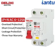 RCBO MCB Circuit Breaker C Type Over and Short Current Leakage Protection AC 230V 6A 16A 32A 63A DEL