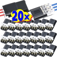 Waterproof 3 Pin Way Plug Electrical Connector Automotive Electrical Connector Car Wire Cable Strip 