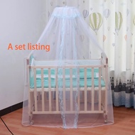 #JP022 Baby crib net Cot net with stand Mosquito net infant foldable kids cot bed net