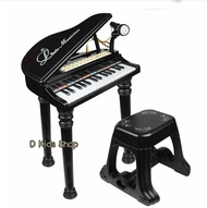 D Kids ของเล่น ของเล่นเด็ก เปียโนเด็ก Little Musician Piano คีย์บอร์ดพร้อมเก้าอี้และไมโครโฟน