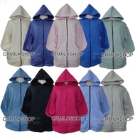 Zip-Up Sweater Warm And Hooded