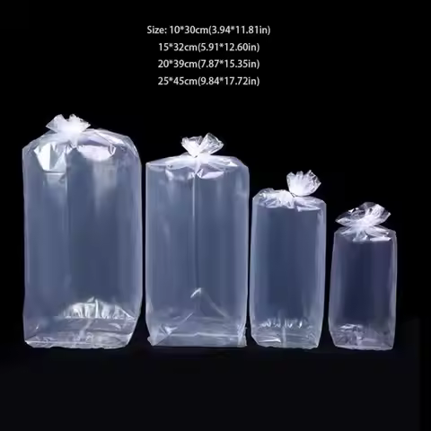 10PCS Plastic Aquarium Breathing Bags Transparent Portable Fish Delivery Inflatable Bag High Quality