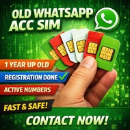 WS 老号 Whatapp old account Simkad
