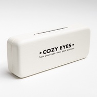 กล่องแว่นตาเหล็ก COZY EYES กล่องใส่แว่นตา คุณภาพดี หรูหรา ด้านนอกหุ้มหนังเทียมพียู ด้านในถาดกำมะหยี่