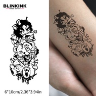 BLINKINK Temporary Tattoo Japanese Geisha Waterproof Tattoo Lasting For 2 Weeks