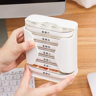 Pill Box Portable Brunch Dinner Before and After Meals Pill Packing 7 Days Large Capacity Before Mea