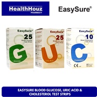 EasySure Blood Glucose, Uric Acid & Cholesterol Test Strips