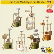 Cat Climbing Tree/Multi-Layer Wooden Cat Tree/Cat House