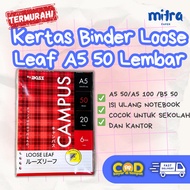 Loose Leaf Binder A5 Paper 50/s 100 Sheets B5/ 50 Sheets – Notebook Refill Notebook Refill/