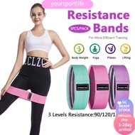 3Pcs set Resistance Bands Fitness Booty Bands Hip Fitness Rubber Elastic Band Workout Bands/ Hip-up 