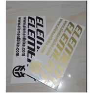 20cm Element Folding Bike Cutting Sticker