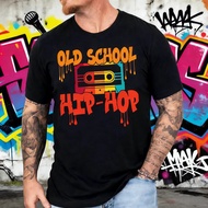 Vintage Hip Hop Sweater: 80s 90s Cassette Tape T-Shirt Fashion Made Of 1 Cotton Breathable