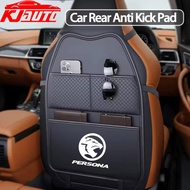 Proton Persona Leather Car Seat Back Protector Kick Mat with Pocket Tablet Holder For Persona C90 CM