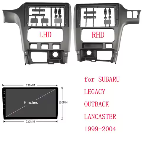 For 1999-2004 SUBARU LEGACY/ OUTBACK/LANCASTER Car Radio Fascia frame Android DVD Stereo audio scree