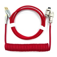 Mechanical Keyboard Coiled Cable Type C to USB Data Cable Game Keyboard Cable Mechanical Keyboard Ca