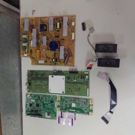 LG 43LJ510T 43" TV MAIN BOARD, POWER SUPPLY, TCON, RIBBON CARD AND SPEAKER