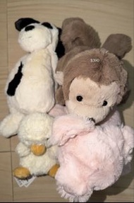 Jellycat馬騮 Jellycat豬 Jellycat鴨仔 Jellycat狗