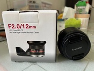 Samyang F2.0 12mm E-mount (for sony)