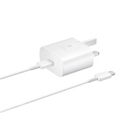 Original Samsung 25W Fast Charger UK Plug Power Adapter With PD 3.0 3A Type-C to Type C Travel Adapt