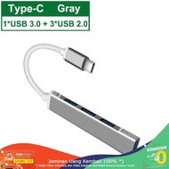 (Can Cod) RVOSTR MLLSE USB HUB Type C Adapter High Speed 4 Ports Aluminum - C809