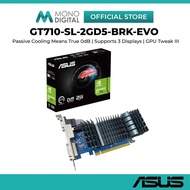 ASUS GEFORCE GT 710 2GB GDDR5 EVO 64BIT GRAPHICS CARD WITH GPU TWEAK III , SUPPORTS 3 DISPLAY (GT710