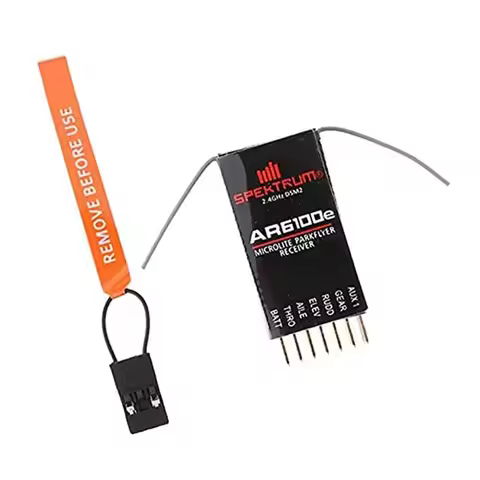 DSM2 6 Channel 2.4GHz 6CH AR6100 RC Receiver Compatible SPEKTRUM DX6I DX7 DX8 DX18 JR DSX6 DSX9 Tran