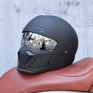 Orz3C Scorpion Helmet Motorcycle Multifunctional Retro Combination Full Helmet for Men and Women wit