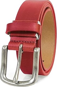 Finplus EDWIN 0111222 Belt, 1.3 inches (33 mm), 46.1 inches (117 cm), Made in Japan, Cowhide Leather