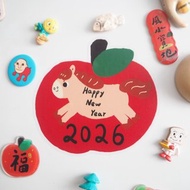 添福大院馬年窗花靜電貼新年生肖裝飾透明玻璃貼2026福字春節佈置