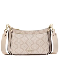Kate Spade Spade Flower Small Crossbody Bag - Dark Beige Multi KI372