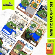 REBENICE 1Pcs Farewell Thank You Gift Mini Tic Tac Gift Set Funny Pepe Frog Edition Colleague bulk G