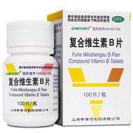 SINE/Xinyi Complex Vitamin B Tablets 100 Tablets/Box Complex Vitamin B Tablets 100 Tablets B Family 